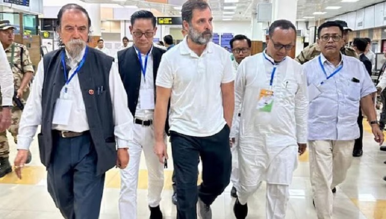 Rahul Gandhi Manipur visit