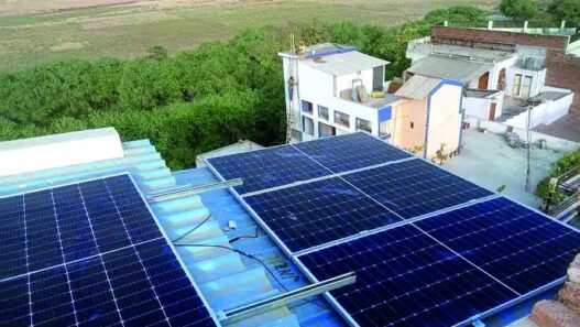 Solar roof top plant