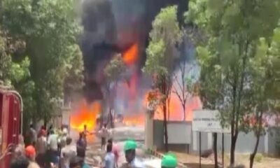 Tremendous explosion in the reactor of Pharma Lab in Visakhapatnam