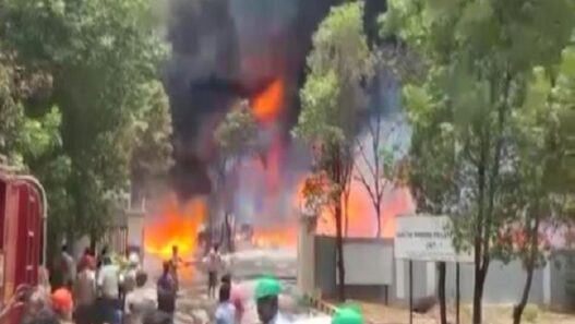 Tremendous explosion in the reactor of Pharma Lab in Visakhapatnam