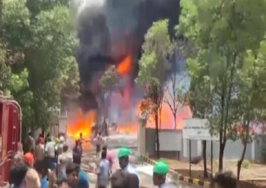 Tremendous explosion in the reactor of Pharma Lab in Visakhapatnam