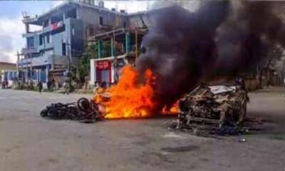 Violence erupted again in Manipur