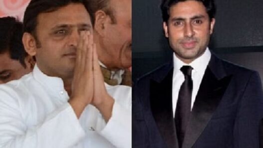 Abhishek Bachchan akhilesh yadav