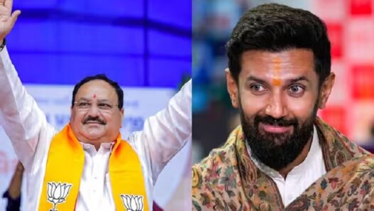 JP Nadda wrote a letter to Chirag Paswan