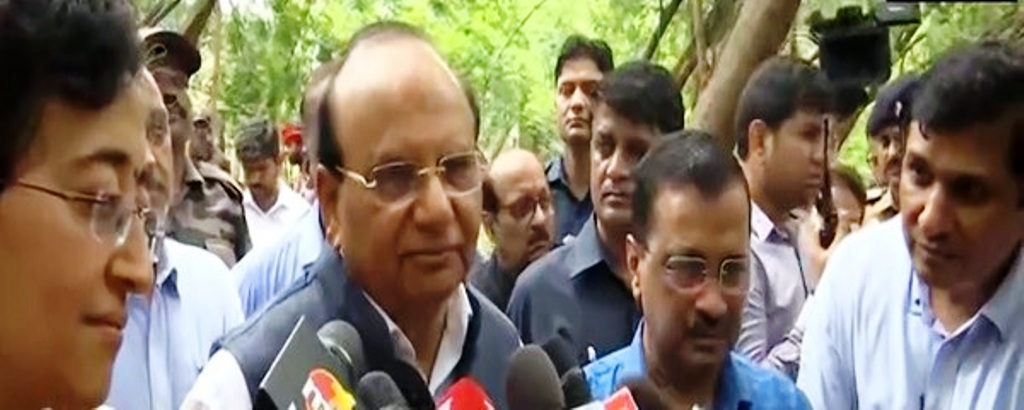 LG kejriwal Saurabh Bhardwaj in delhi flood today