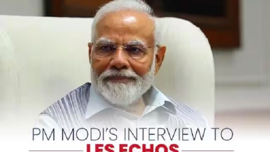 PM Modi said to the French newspaper Les Echos