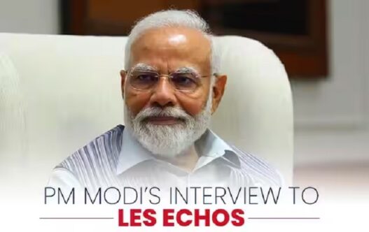 PM Modi said to the French newspaper Les Echos