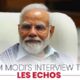 PM Modi said to the French newspaper Les Echos