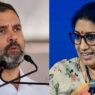 Smriti Irani attack on Rahul in bhopal today