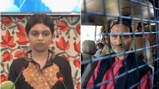 Yasin Malik 11-year-old daughter spewed poison