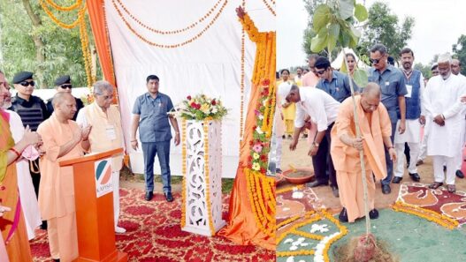 Yogi government planted more than 30 crore saplings in one day