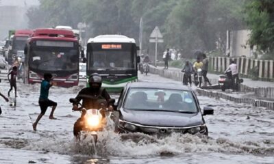 heavy rain in Delhi