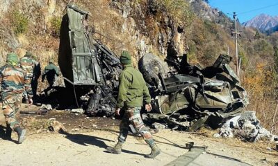 Army truck fell into a deep gorge Ladakh