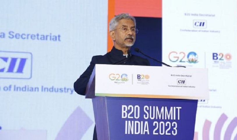 Jaishankar said in B20 summit