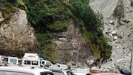 Landslide in Tota Valley