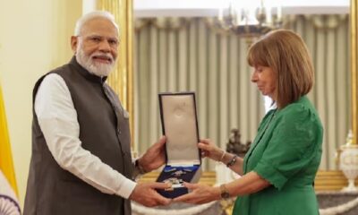 PM Modi conferred with Greece Order of Honor