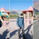 Rahul Gandhi on bike in Ladakh