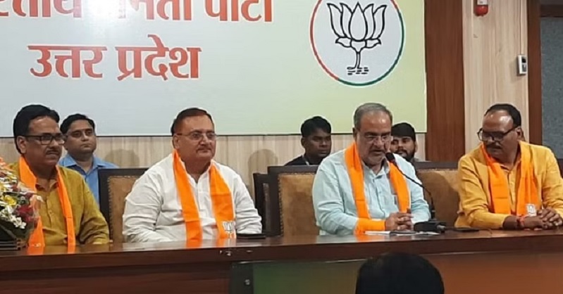 SP leader and former MLA Umesh Pandey joins BJP