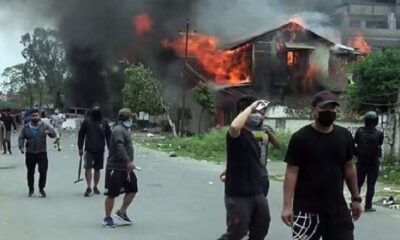 Violence erupts again in Manipur