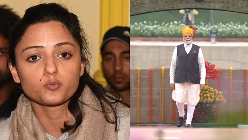 former JNU student leader Shehla Rashid praised the Modi government