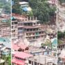 many buildings collapsed like play cards in Kullu