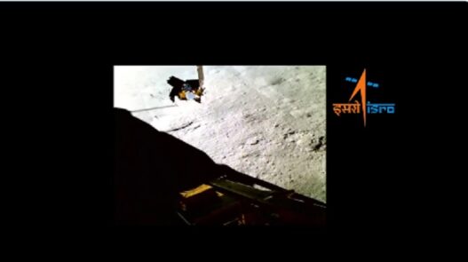 rover was rotated in search of a safe route