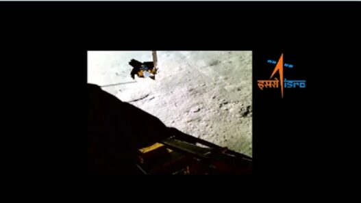 rover was rotated in search of a safe route