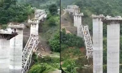 17 laborers died due to under-construction bridge collapse in Mizoram