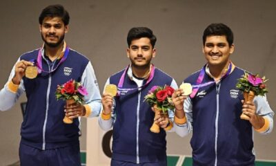 Asian Games 2023 Men team won gold in shooting