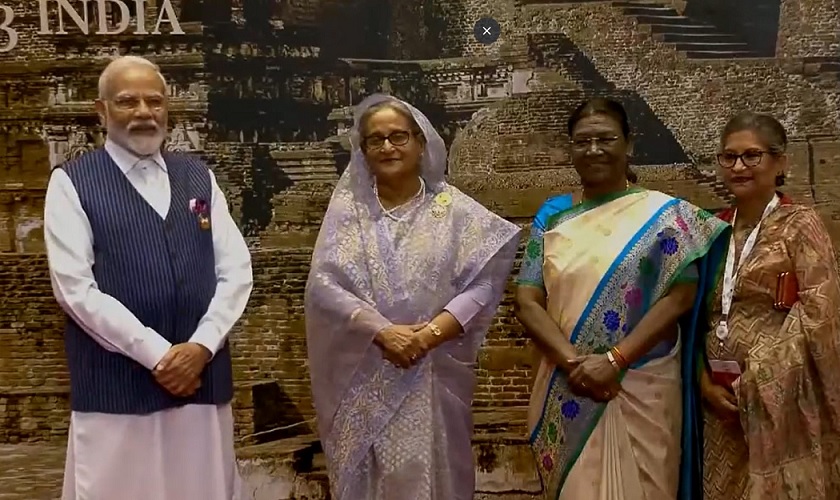 First Ladies of foreign countries seen in Indian attire