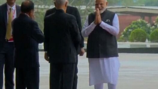 G20 Summit PM Modi reaches Bharat Mandap