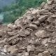 Heavy landslide on Jammu Srinagar National Highway