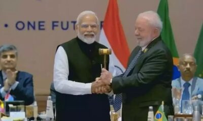 India hands over presidency of G20 to Brazil