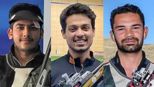 Indian men trio wins gold in 50 meter rifle in Asian Games 2023