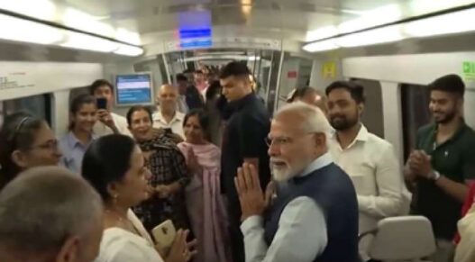 PM Modi inaugurates Delhi Metro extension