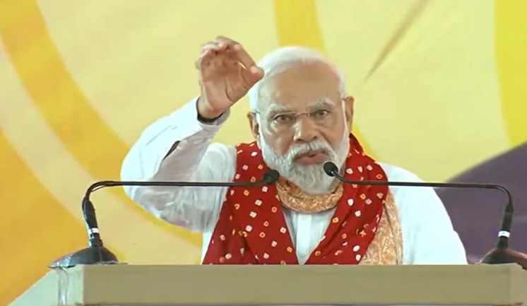 PM Narendra Modi in Vadodara Gujarat