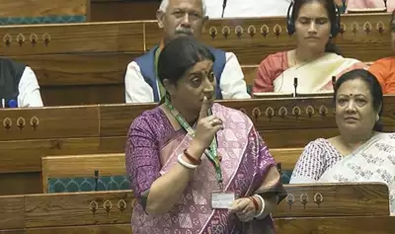 Smriti Irani speaks on women reservation bill