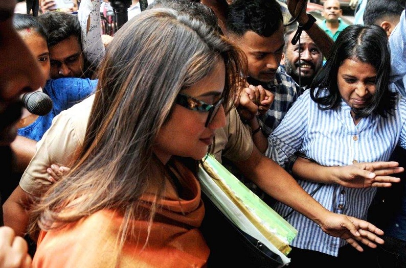 TMC MP Nusrat Jahan reaches ED office