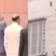 Vice president jagdeep dhankhar hoist national flag in new parliament