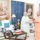 Yogi Adityanath Anandi Ben Patel Meeting