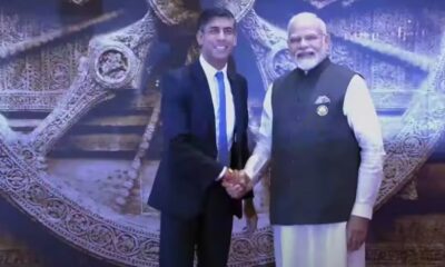 pm modi warm welcome rishi sunak in g20