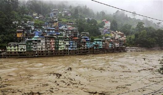 14 dead 102 missing due to flash floods in Sikkim