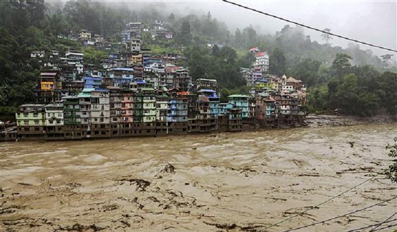 14 dead 102 missing due to flash floods in Sikkim