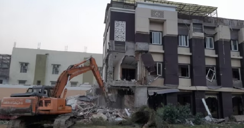 BSP leader hotel demolished