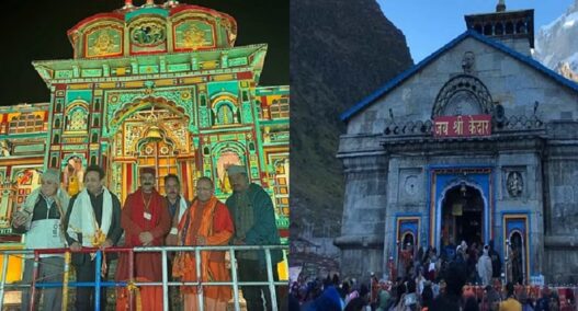 CM Yogi Adityanath visited Badrinath-Kedarnath