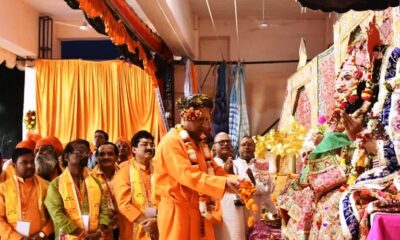 CM Yogi in coronation ceremony of Lord Shri Ram gorakhpur