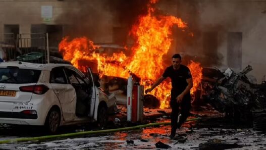 Hamas fired rockets continuously for half an hour at Israel