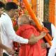 Jagadguru Rambhadracharya looked emotional after meeting PM Modi