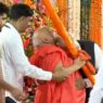 Jagadguru Rambhadracharya looked emotional after meeting PM Modi