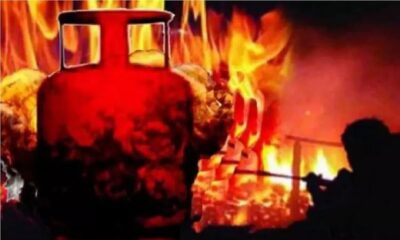 LPG cylinder explodes while making samosa in Noida, seven people burnt